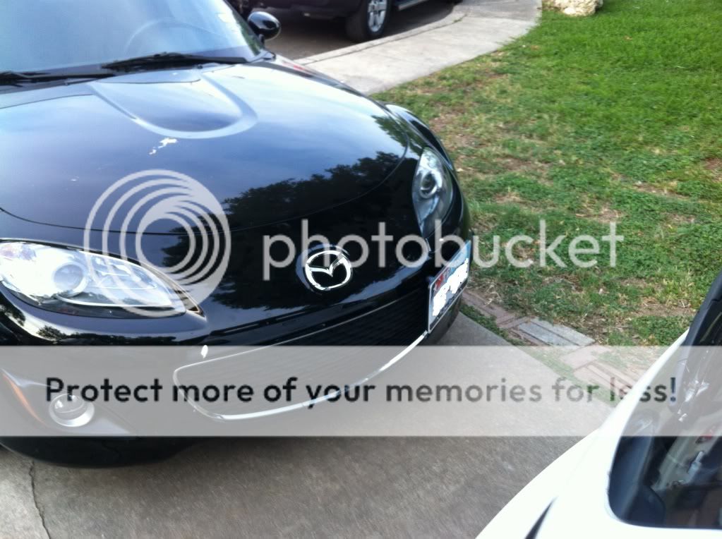 Corksport Tow Hook LIcense Plate Bracket Installed MX5 Miata Forum