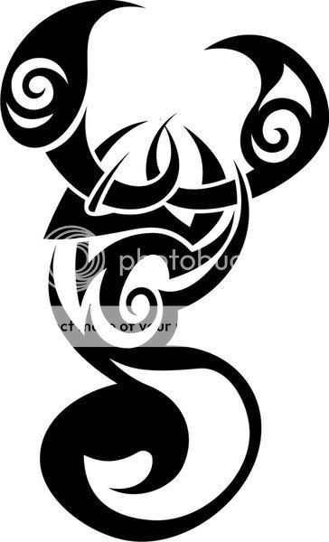Scorpion Tattoo Flash