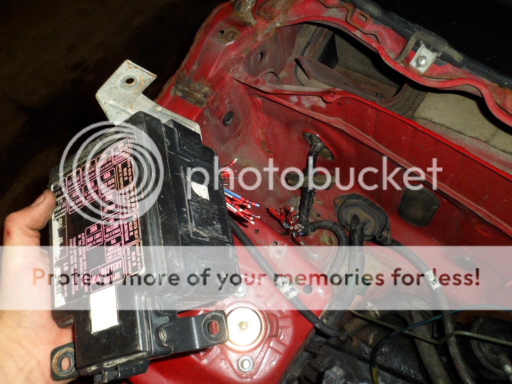 the original plan was to relocate the fuse box to the glove back but after some test fitments the modifications required to make it work seem unnecessary. ...